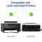 Avery Printable CD Labels, Matte White, Removable Adhesive, Laser & Inkjet Printers, 50 Blank CD Labels & 100 Spine Labels (5931)